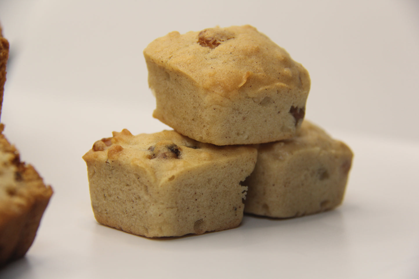 KK's Trinidad Kitchen Coconut Sweet Bread Bites showing texture